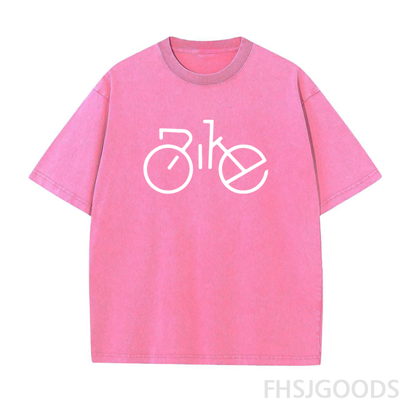 Bike Unisex Distressed T-Shirt