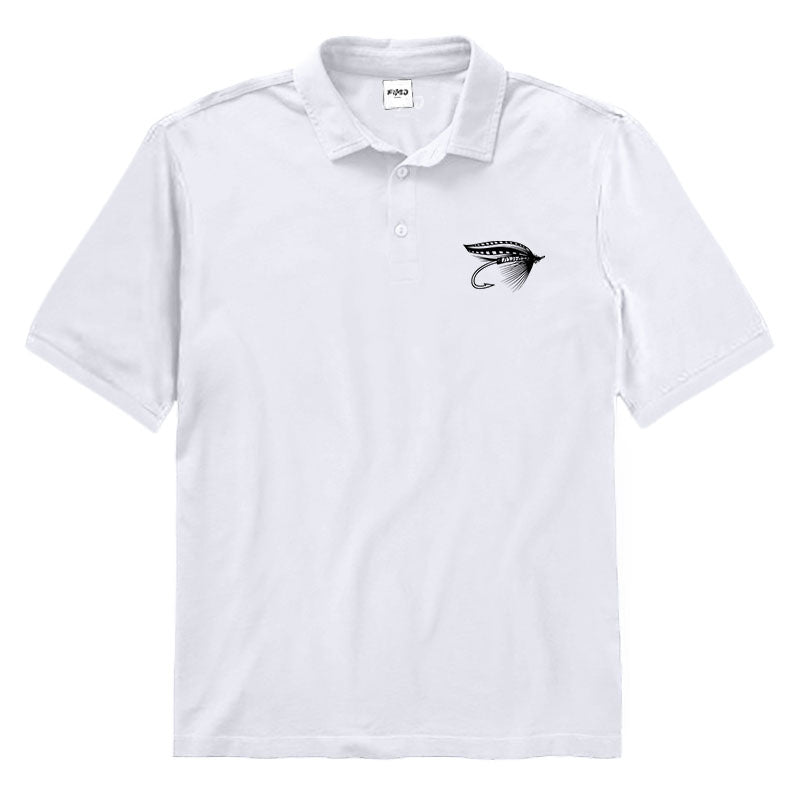 Fly Fishing Dry Fly Polo Shirt