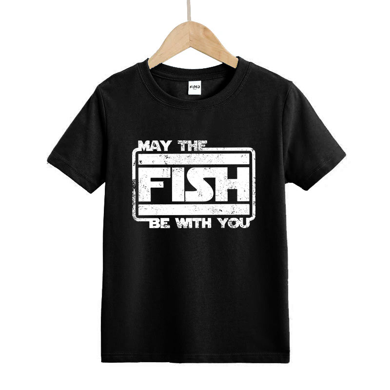 May The Fish Be with You Kids T-Shirt