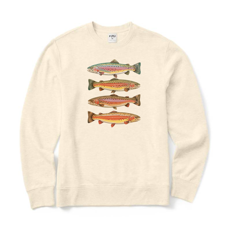 Trout Fish Sweatshirt