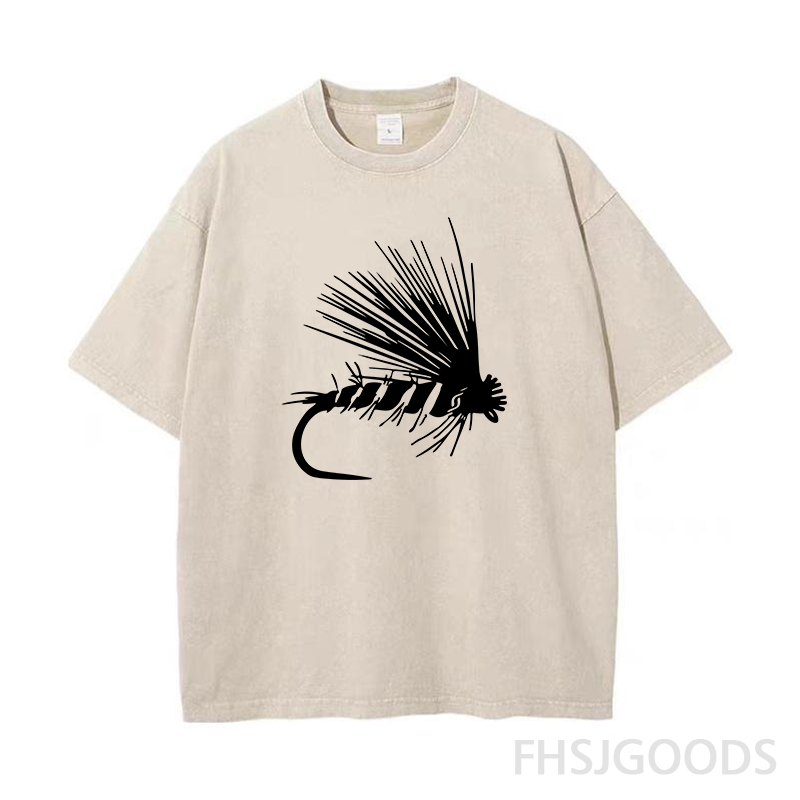 Fly Fishing Fly Unisex Distressed T-Shirt