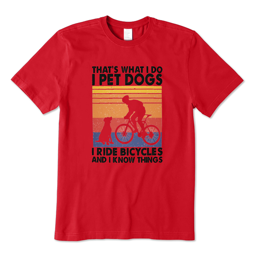 Dog & Bicycle Lover T-shirt