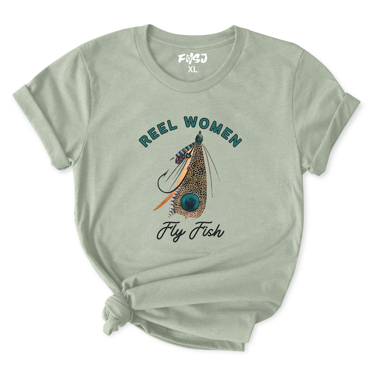 Reel Women Fly Fish T-Shirt for Women