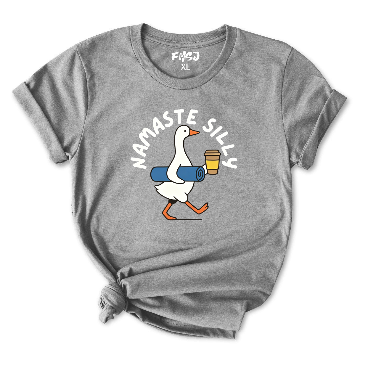 Namaste Silly Yoga Goose T-Shirt for Women