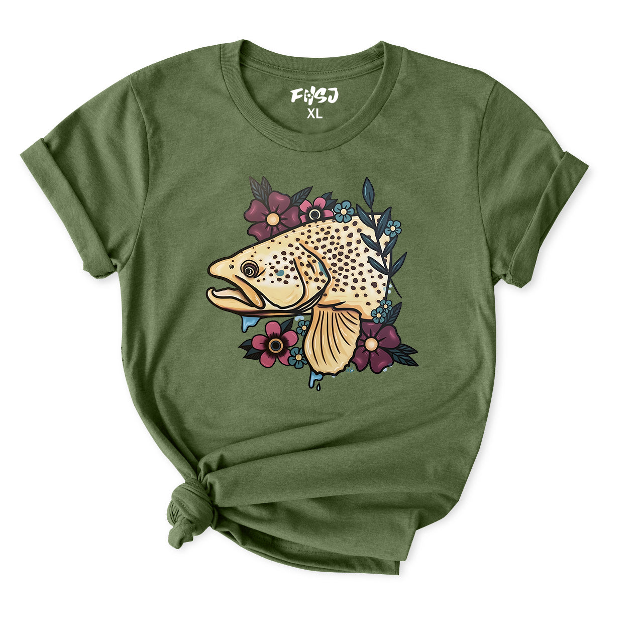 Beautiful Brown Trout T-Shirt for Women