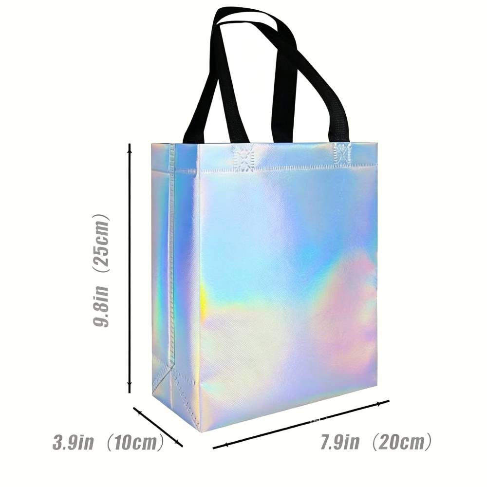 Iridescent Reusable Non-Woven Gift Bags