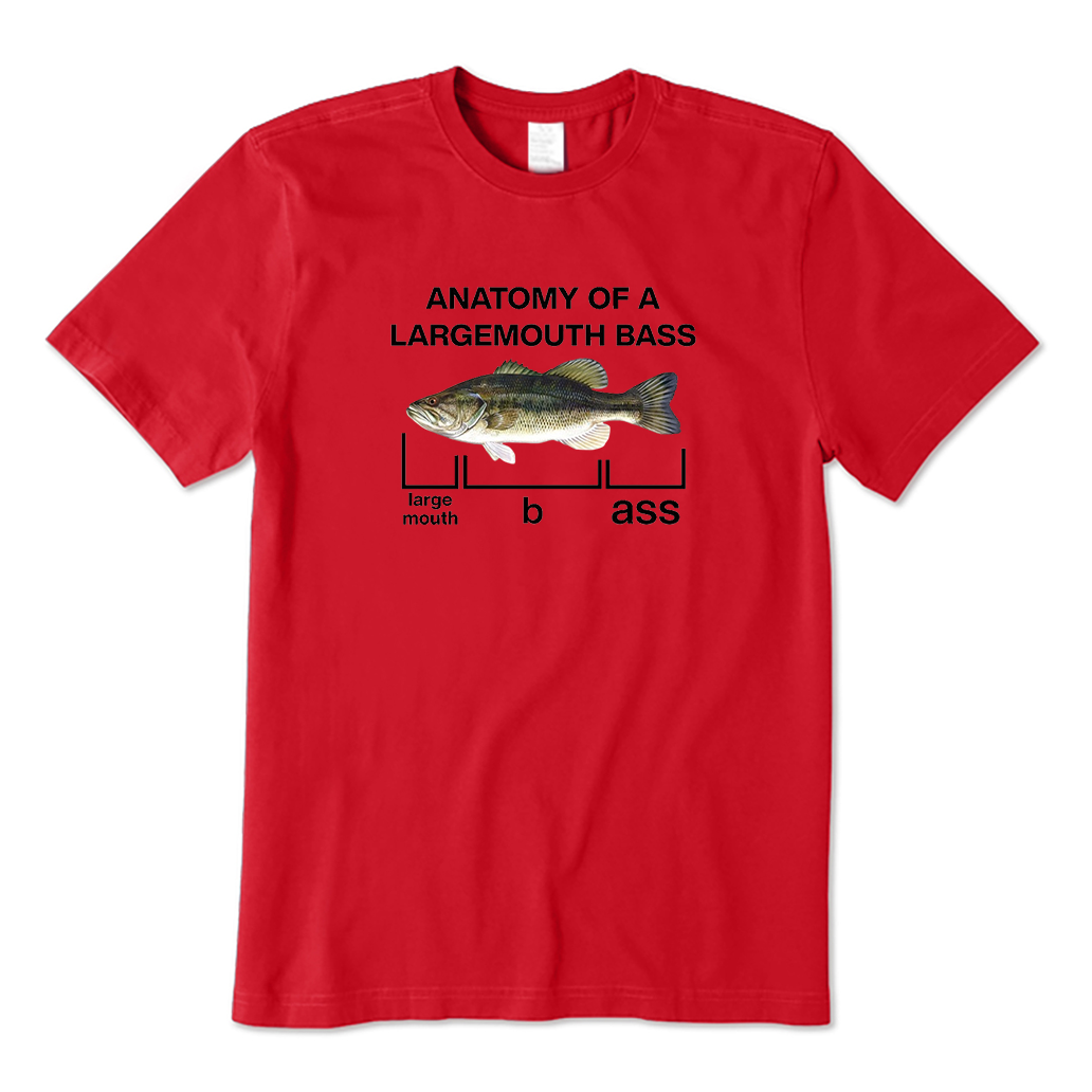 Anatomy Of A Large Mouth Bass Fish T-Shirt