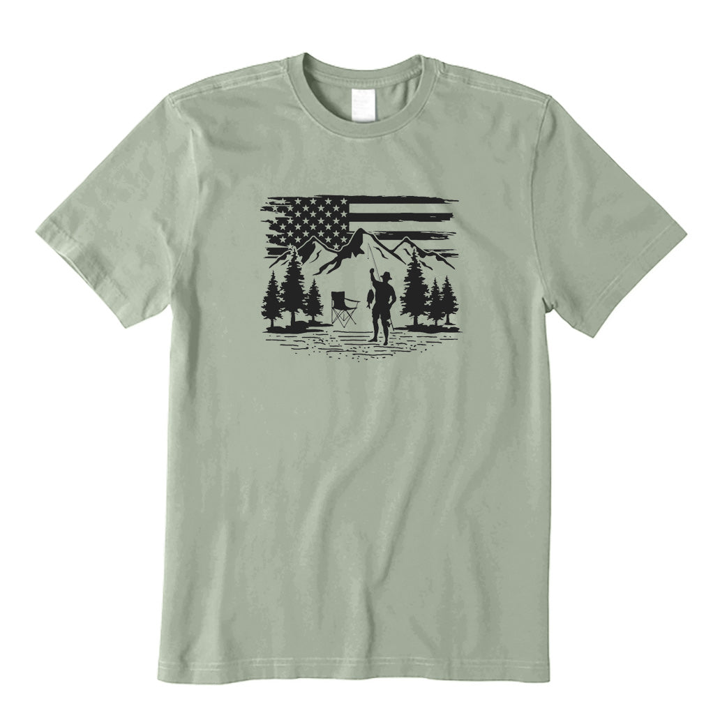 Wild Fishing Scene T-Shirt