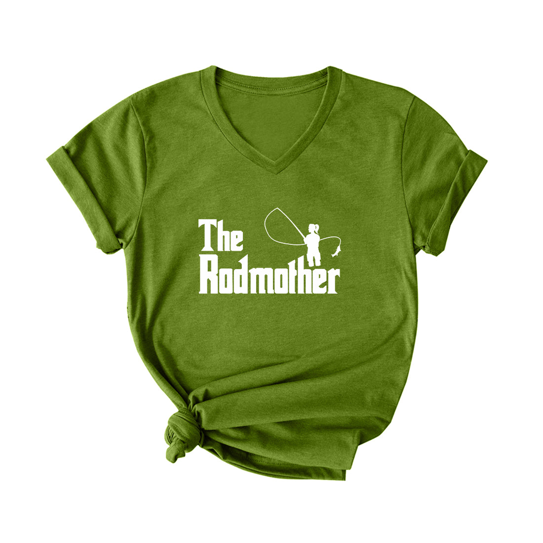 THE RODMOTHER V Neck T-Shirt for Women