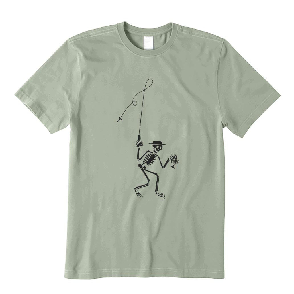 FLY FISHING SKELETON T-Shirt