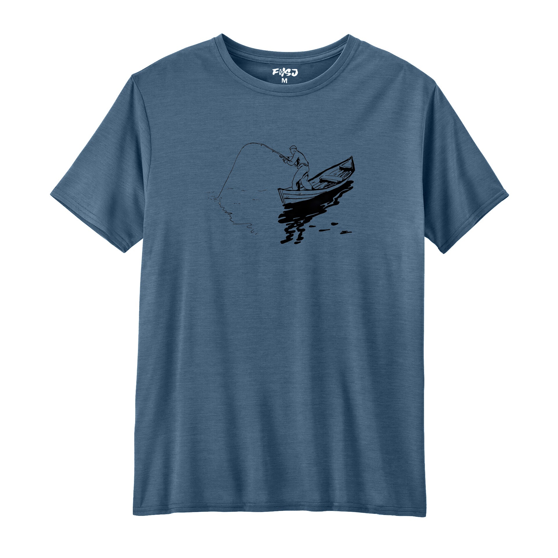 Canoe Fishing Performance T-SHIRT