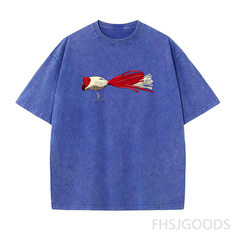 Fishing Lure Unisex Distressed T-Shirt