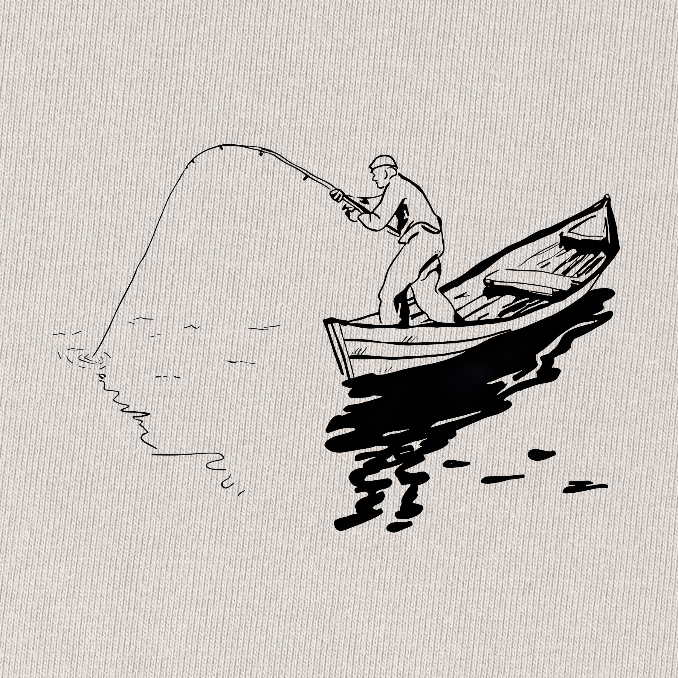 Canoe Fishing T-Shirt