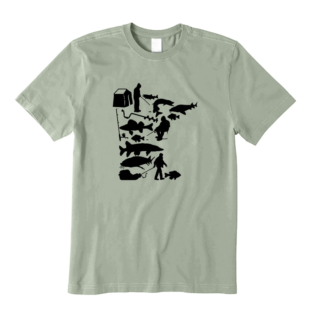 Minnesota Ice Fishing T-Shirt