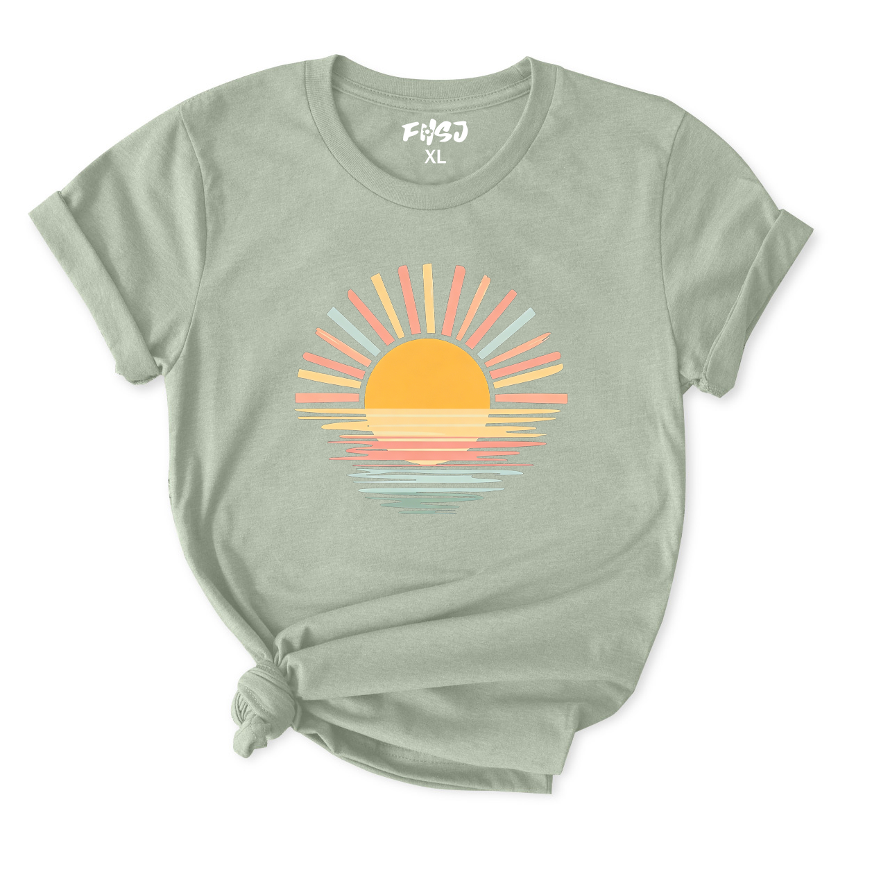 Retro Sun & Sea T-Shirt for Women