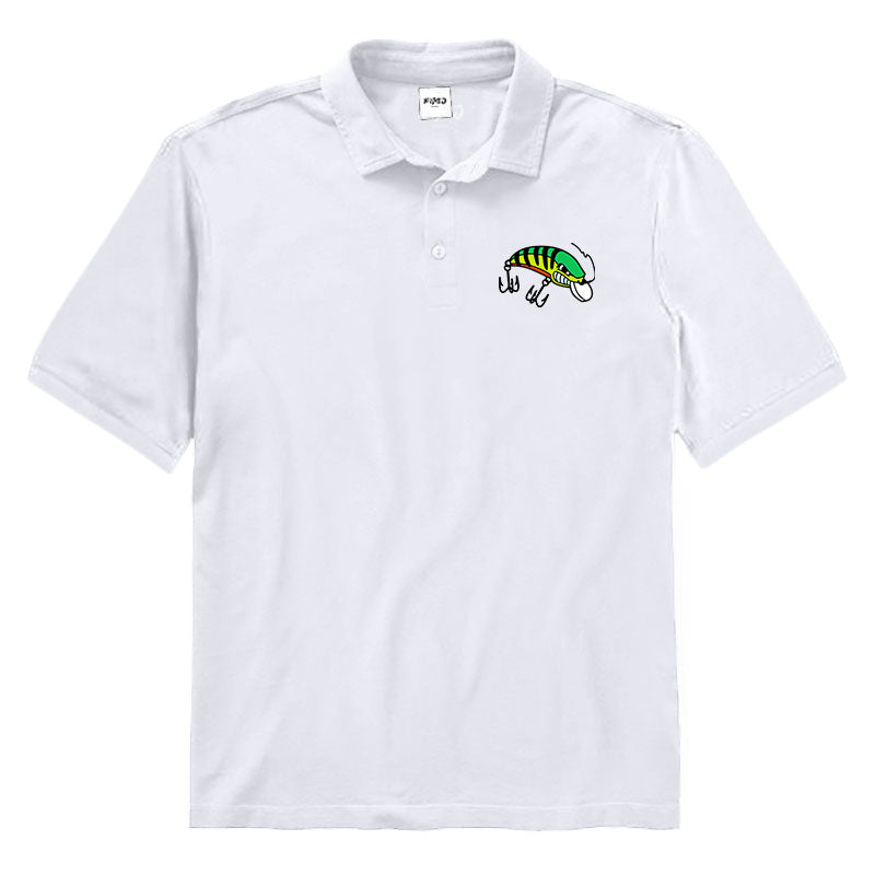 Funny Fishing Lure Polo Shirt