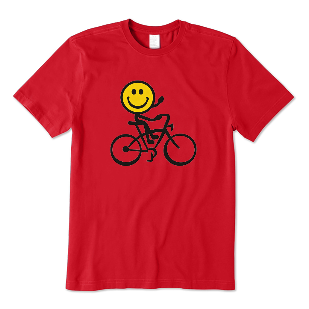 Smiley Bike Rider T-shirt