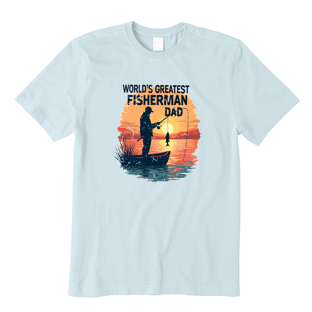 World's Greatest Fisherman Dad T-Shirt