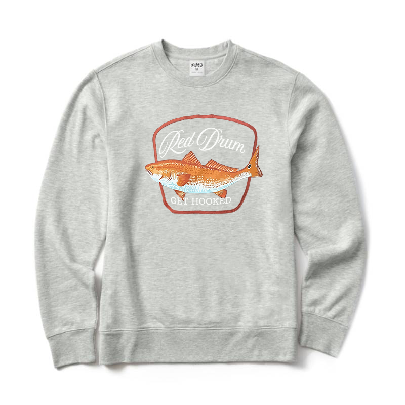 Red Drum Get Hooked Crewneck Sweatshirt