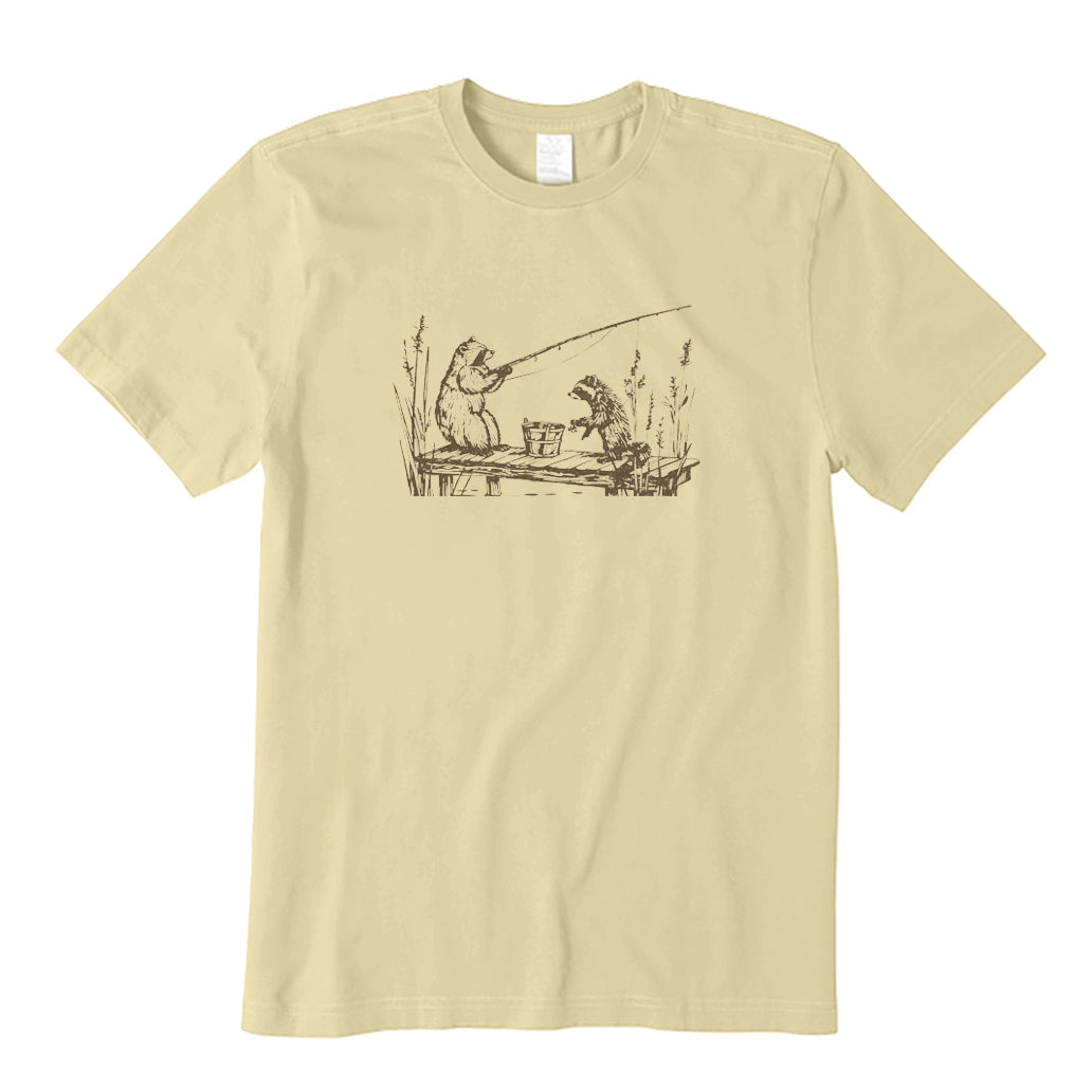 Raccoon Fishing T-Shirt