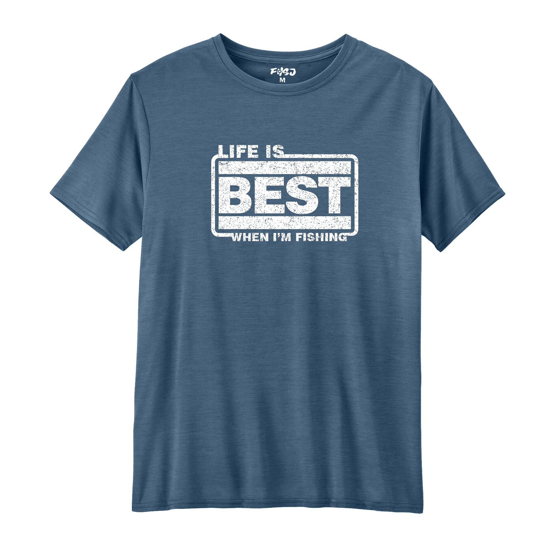 Life is best when i‘m fishing Performance T-SHIRT