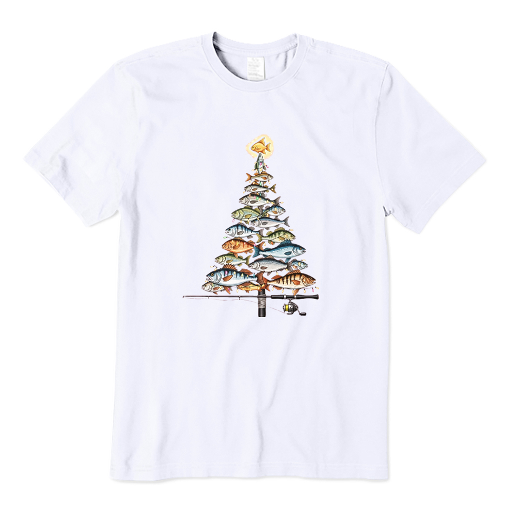Christmas Fishing T-Shirt