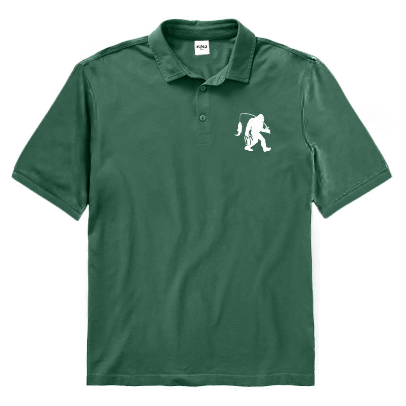 Bigfoot Fishing Polo Shirt