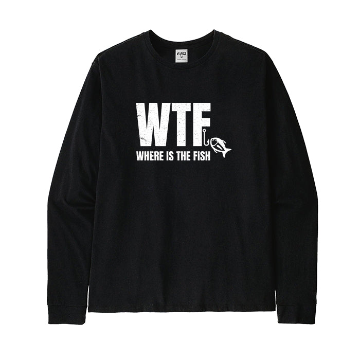 WTF Where Is The Fish Long Sleeve T-Shirt