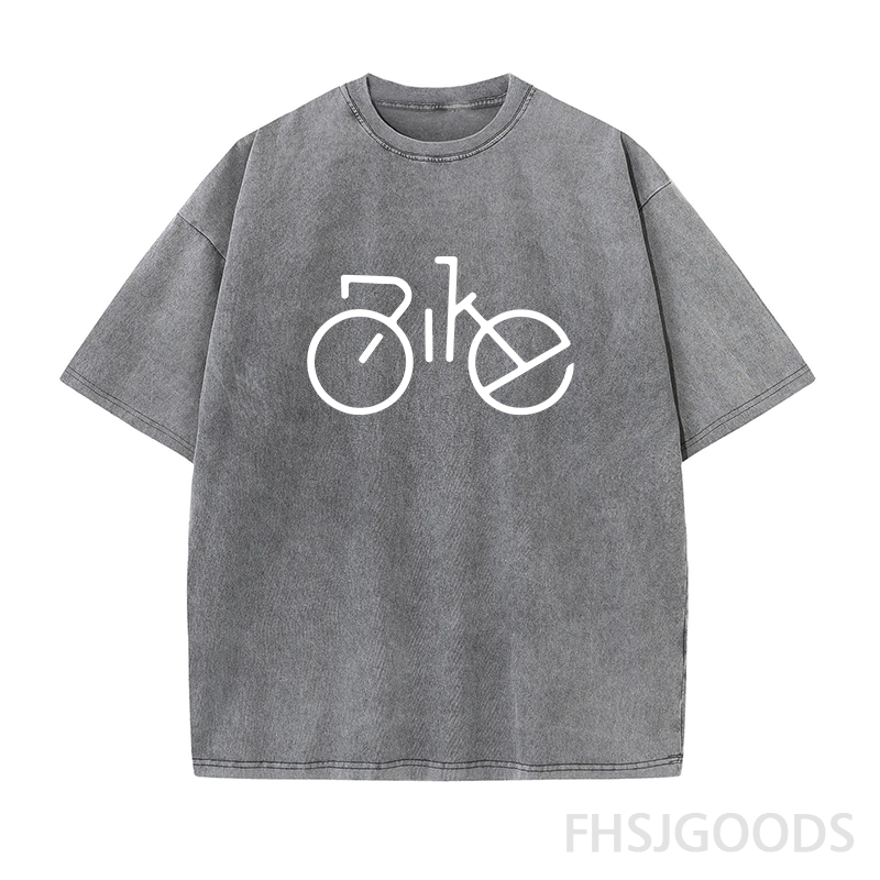 Bike Unisex Distressed T-Shirt