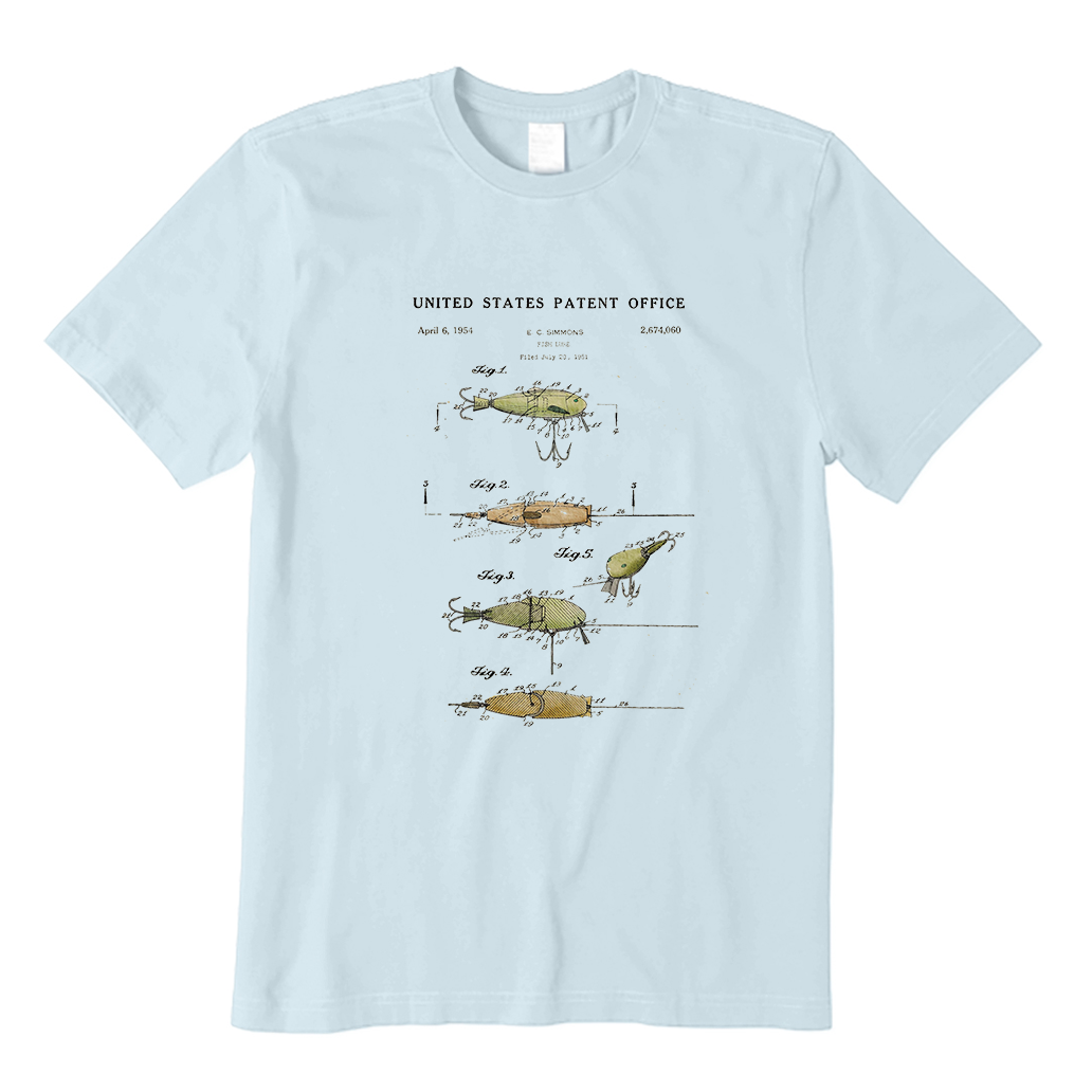 Fishing Lure Patent T-Shirt