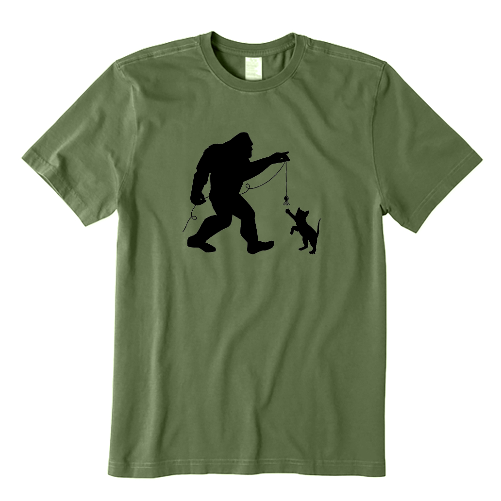 Bigfoot and Kitten T-Shirt