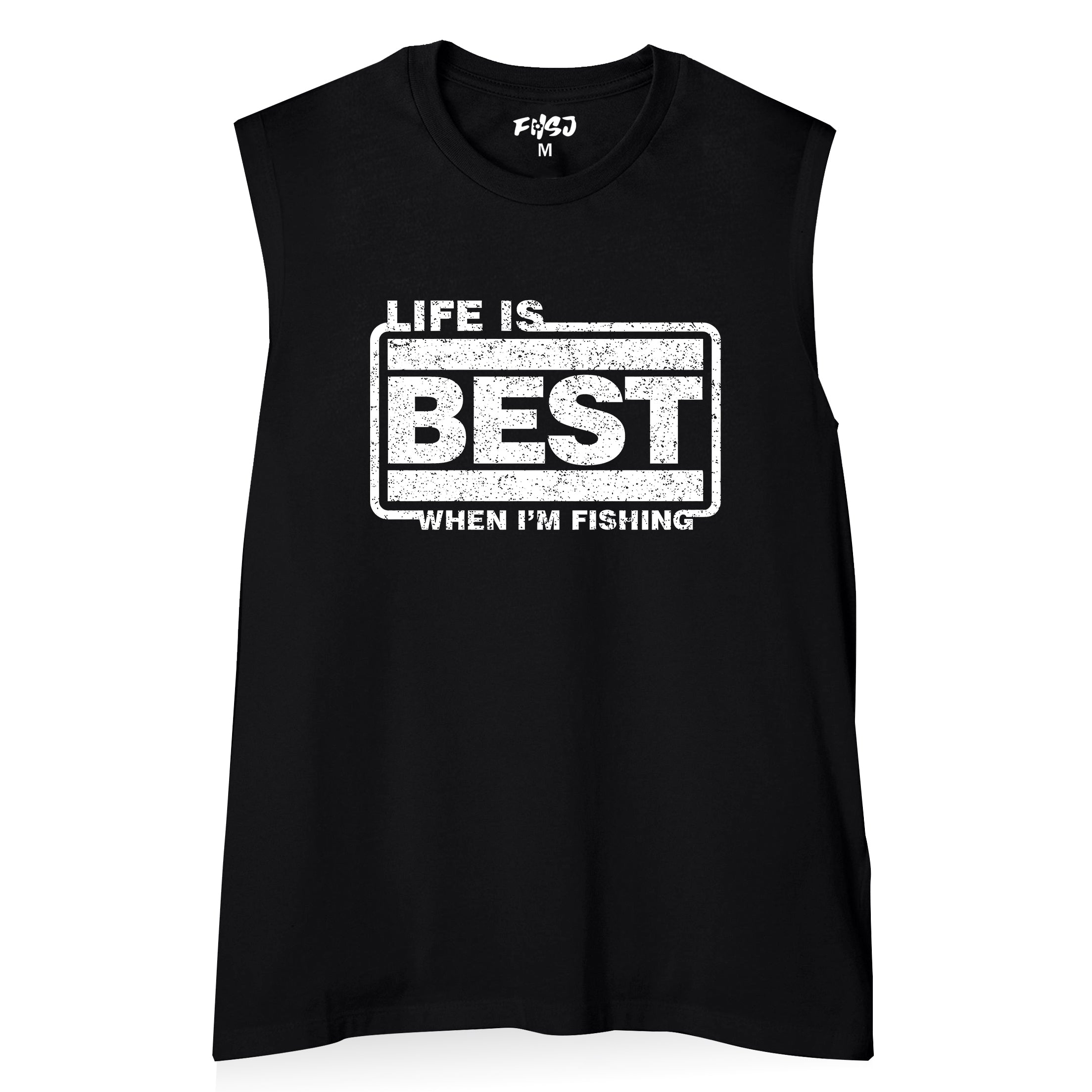 Life is best when i‘m fishing Tank Top