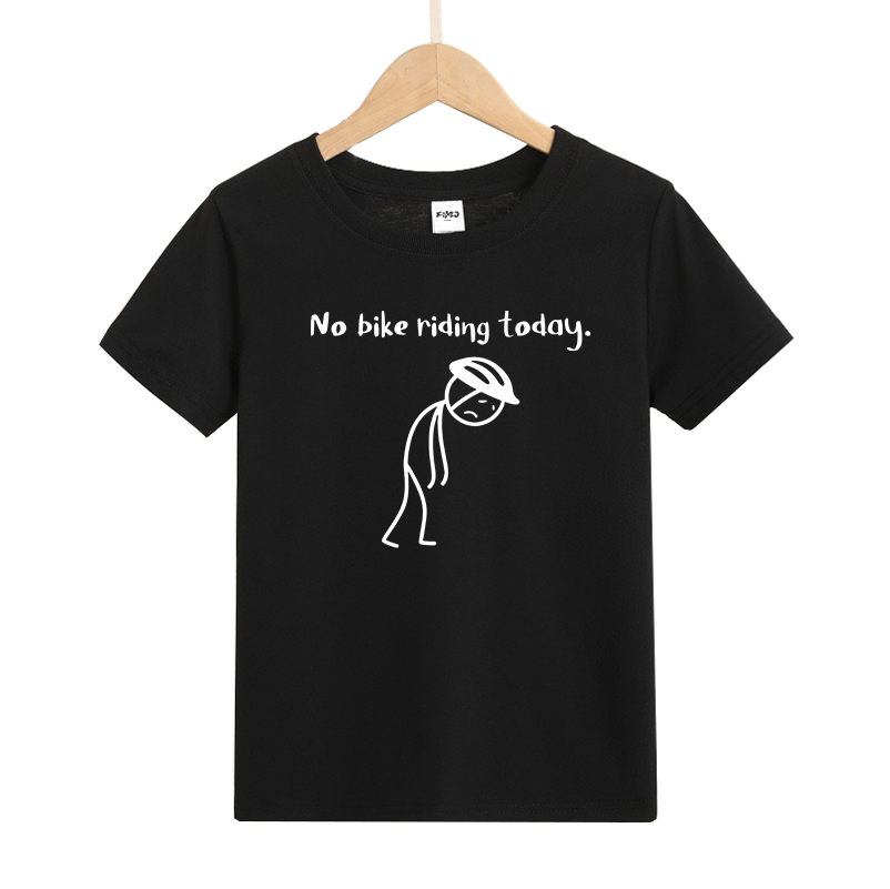 No Bike Riding Today Kids T-Shirt