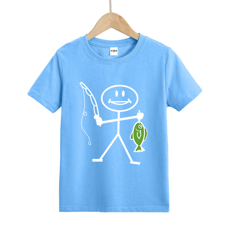 HAPPY FISHING Kids T-SHIRT