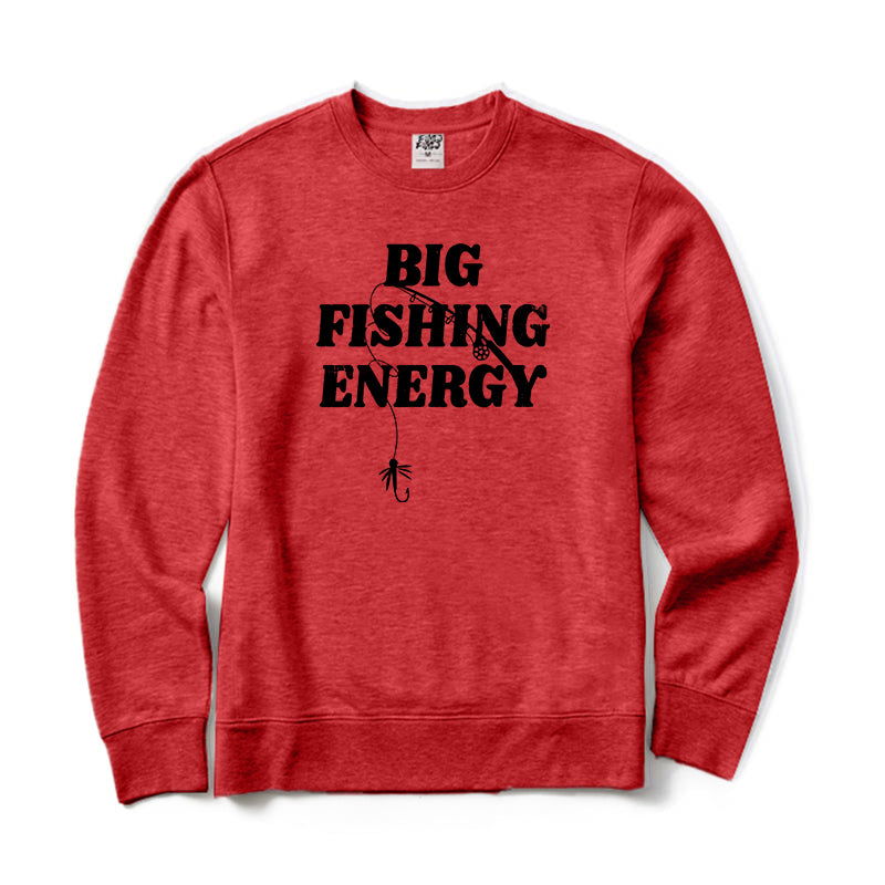 Big Fishing Energy Crewneck Sweatshirt