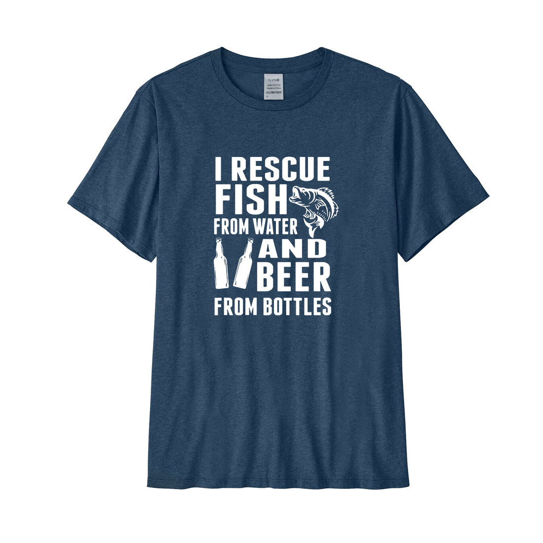 I RESCUE FISH FROM WATER AND BEER FROM BOTTLES Performance T-Shirt