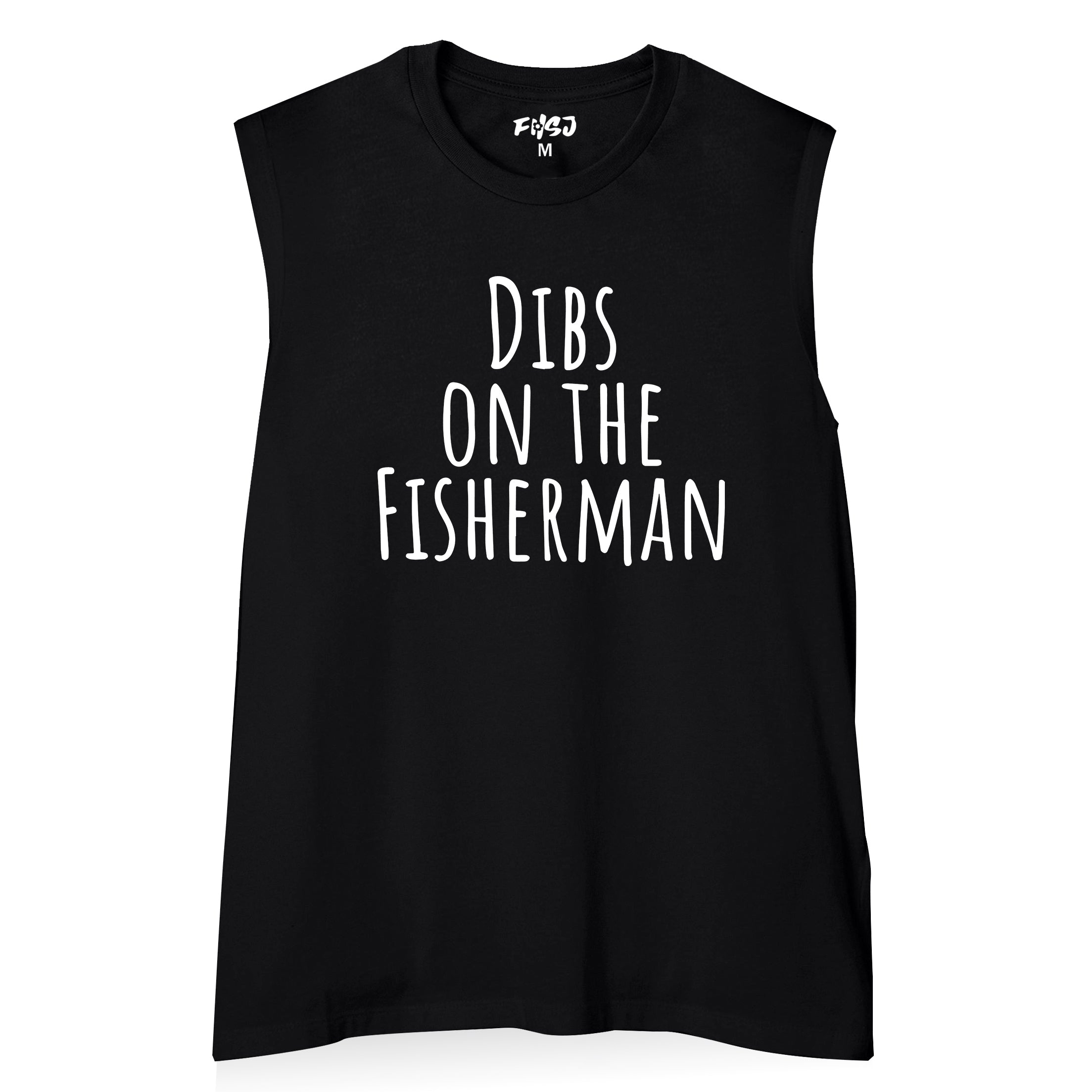 Women Dibs on The Fisherman Tank Top