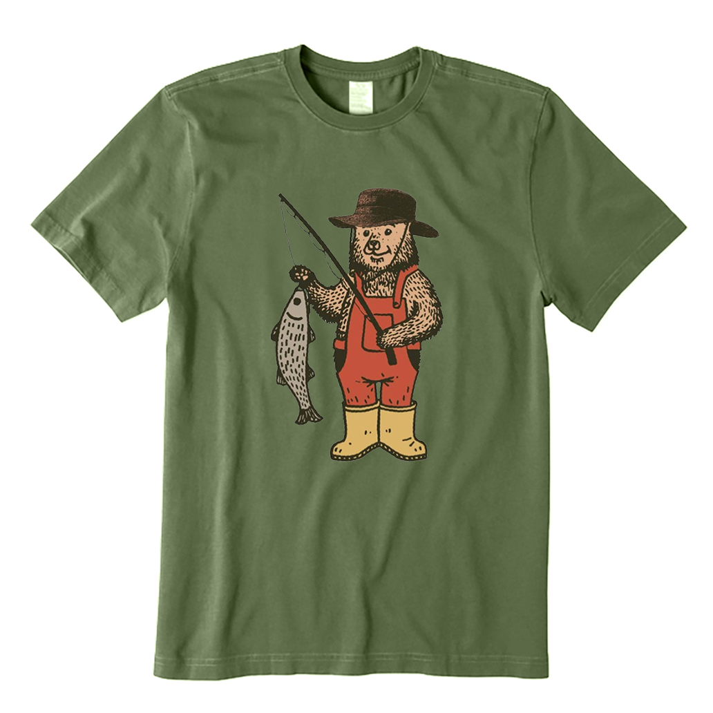 Bear Fishing T-Shirt