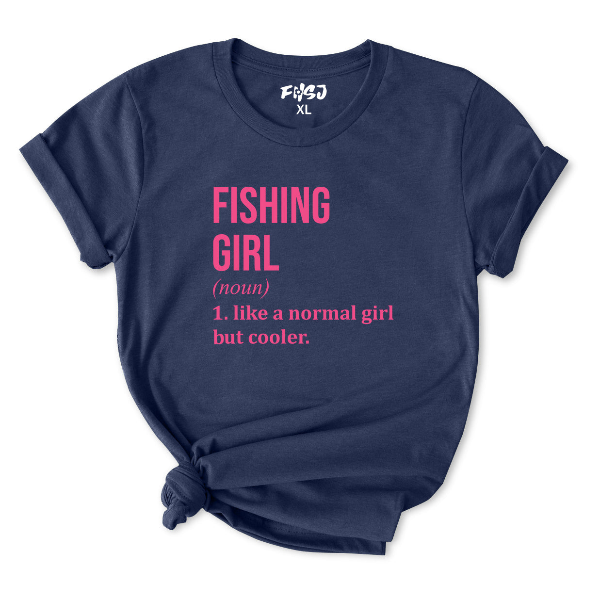 Fishing Girl Definition T-Shirt for Women