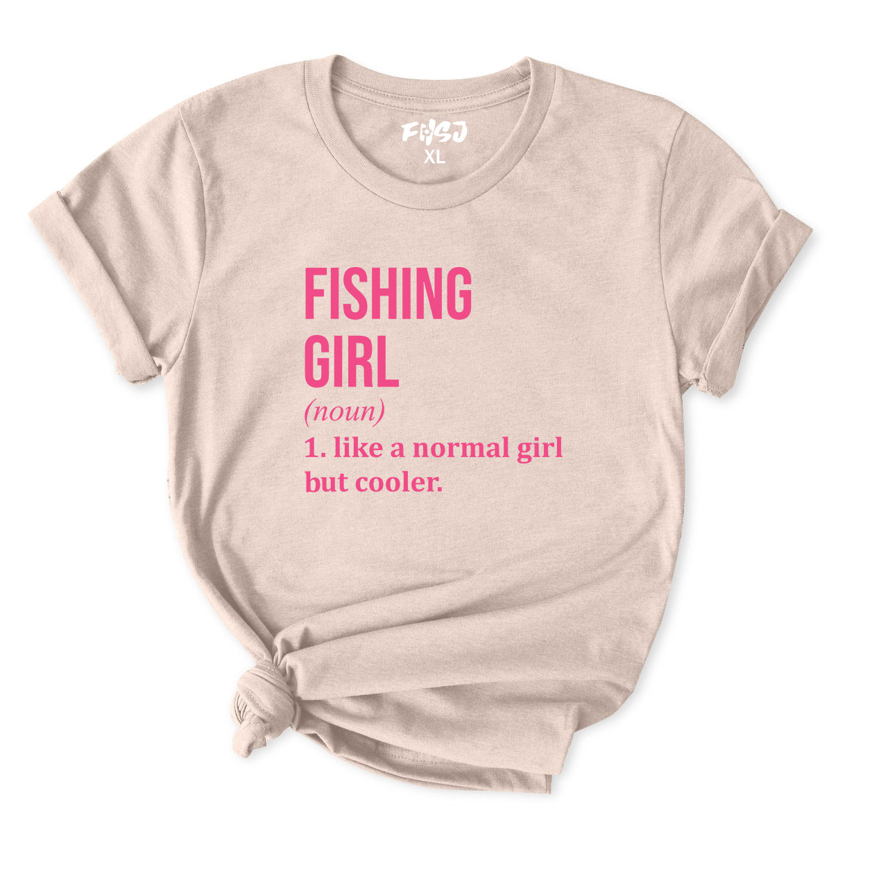 Fishing Girl Definition T-Shirt for Women