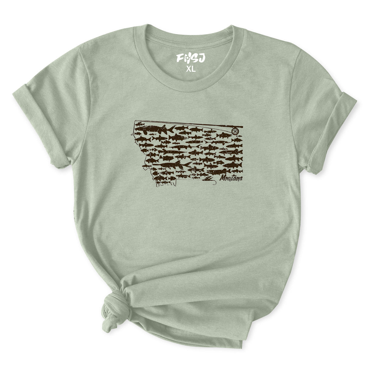 Fish of Montana T-Shirt for Women