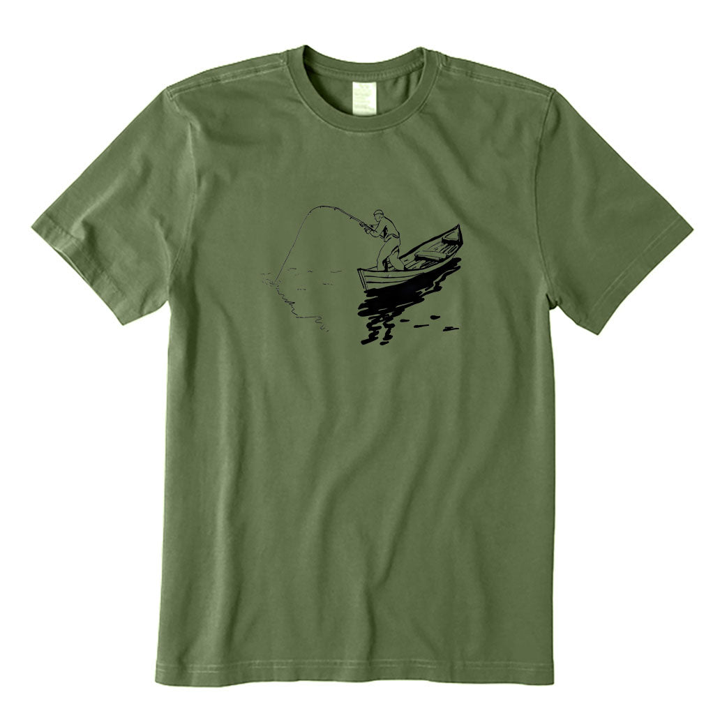 Canoe Fishing T-Shirt