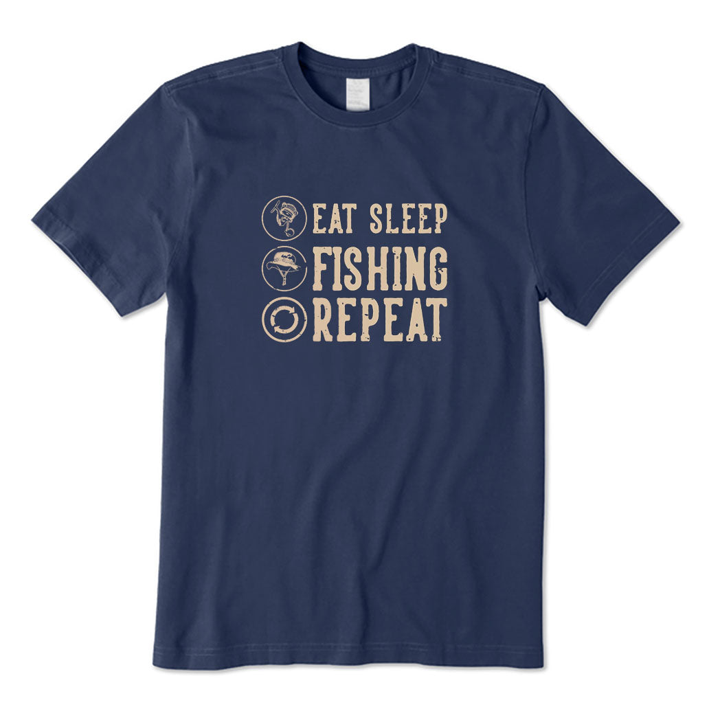Eat Sleep Fishing Repeat T-Shirt
