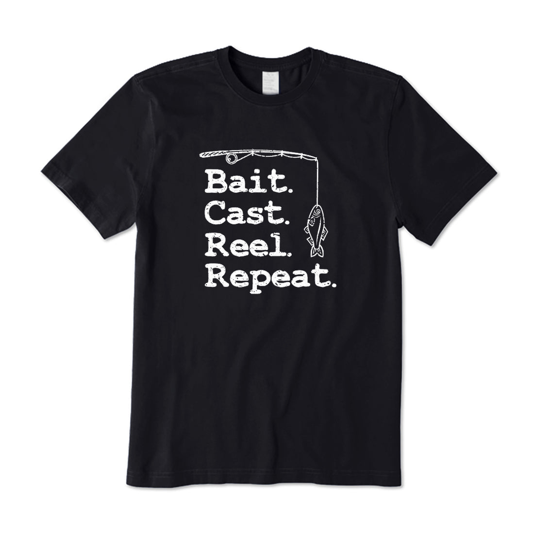 Bait Cast Reel Repeat Fishing T-Shirt