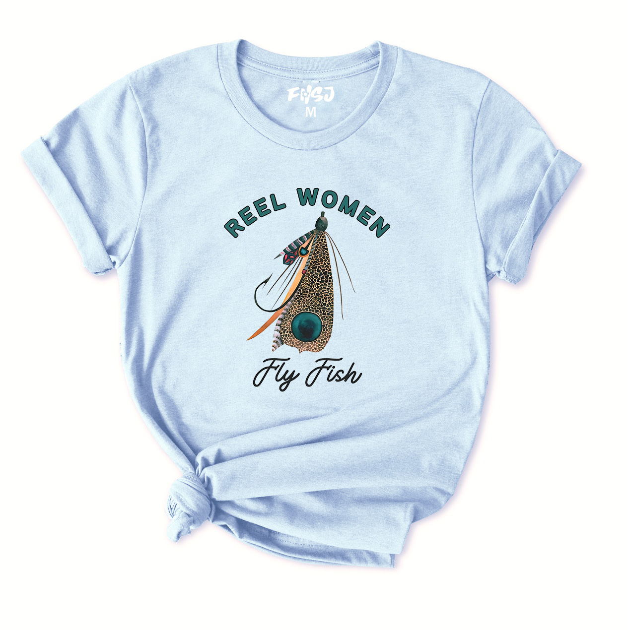 Reel Women Fly Fish T-Shirt for Women