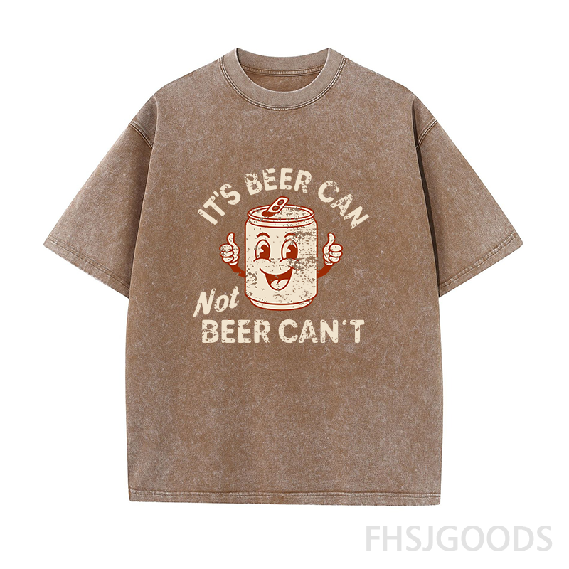 It's Beer Can Not Beer Can't Unisex Distressed T-Shirt