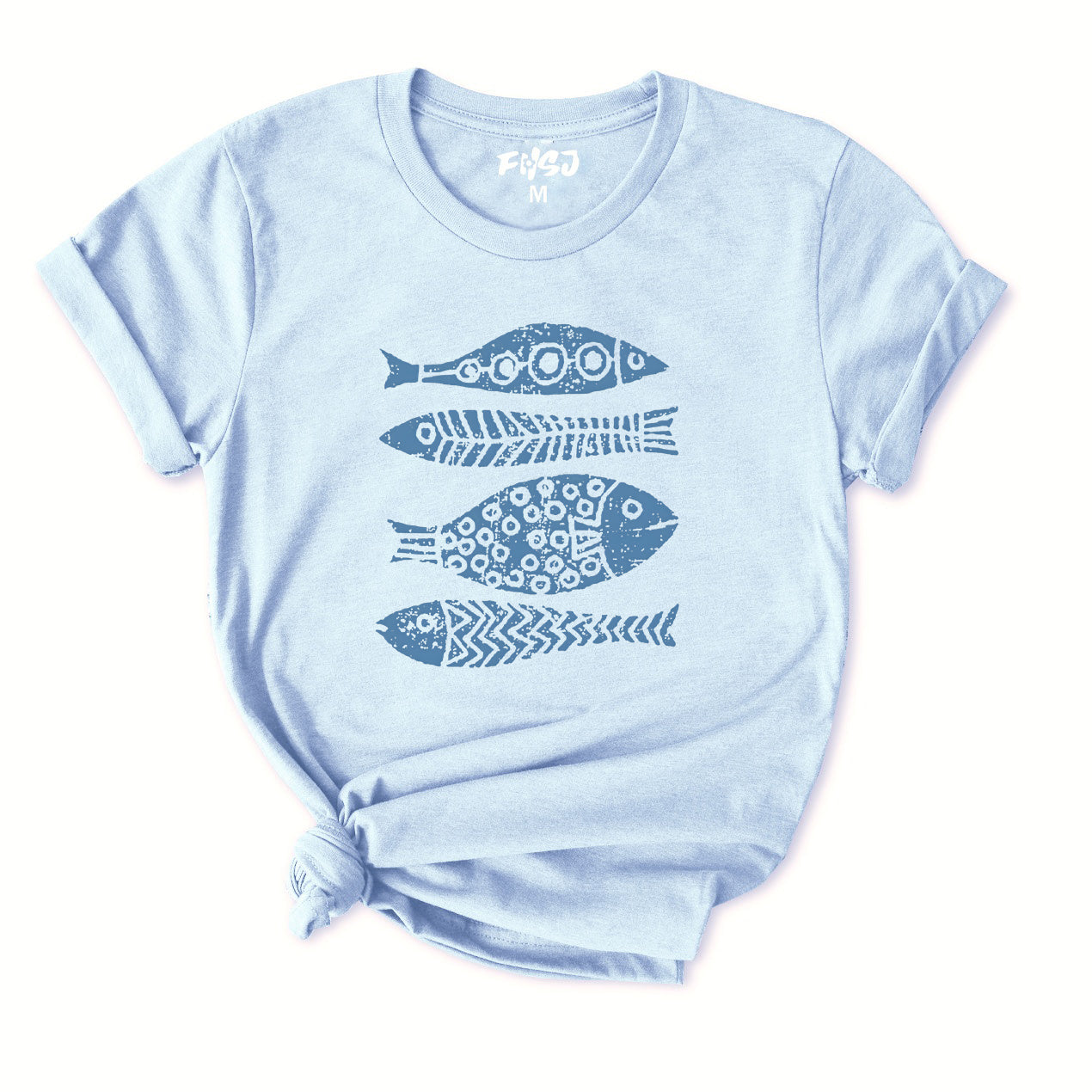 Four Retro Fish T-Shirt for Women