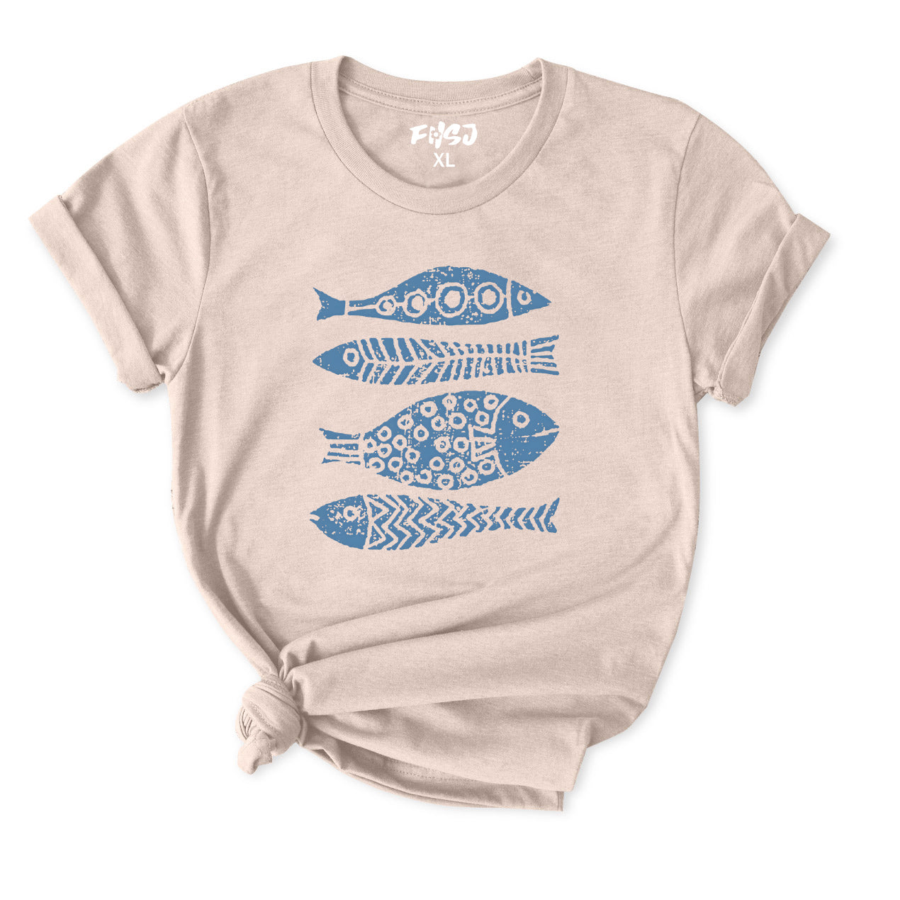 Four Retro Fish T-Shirt for Women