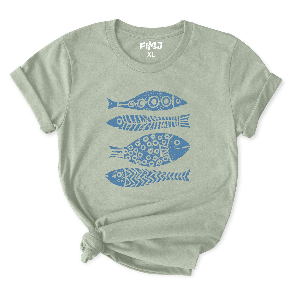 Four Retro Fish T-Shirt for Women