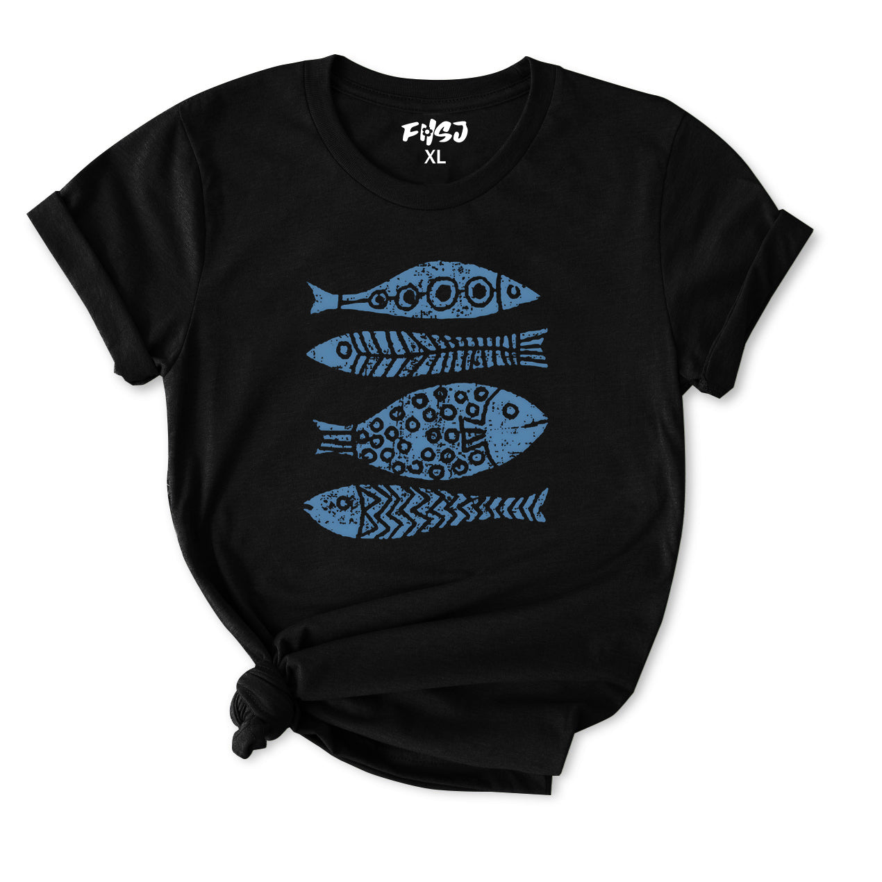 Four Retro Fish T-Shirt for Women